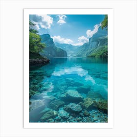 Lake In Switzerland 1 Art Print