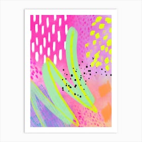 Abstract Collage Art Print