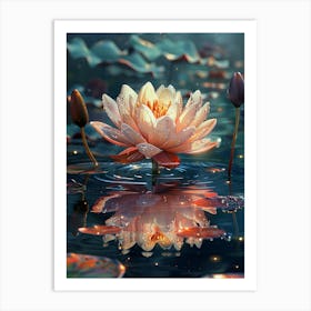 Lotus Flower 64 Art Print