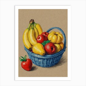 Fruit Basket 1 Art Print