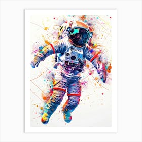 Astronaut Canvas Print 11 Art Print