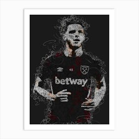 Declan Rice 2 Art Print