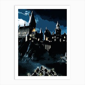 Harry Potter Castle 1 Art Print