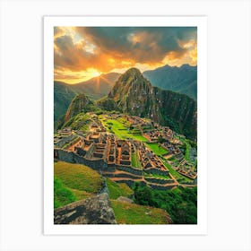 Machu Picchu Art Print