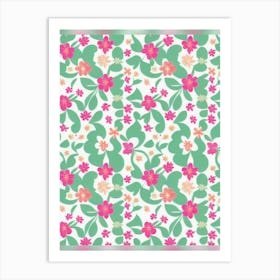 Floral Pattern 10 Art Print