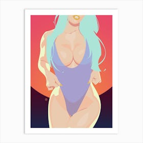 Pierina Sexy girl Art Print