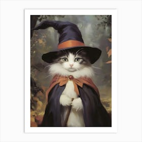 Witch Cat 4 Art Print