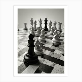 Chess Pieces 2 Art Print