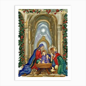 Nativity Scene 5 Art Print