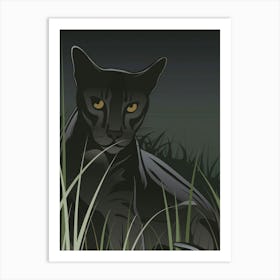 Black Panther 6 Art Print