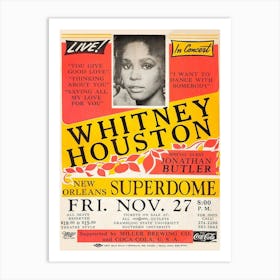 Ebay Whitney Houston New Orleans Poster Art Print