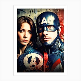 Captain America 3 Art Print