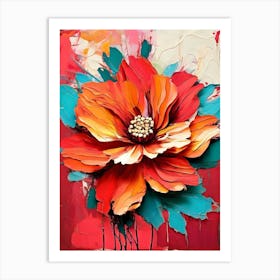 Flower Painting 5 Art Print