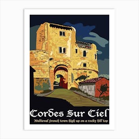 Cordes Sur Ciel France Art Print