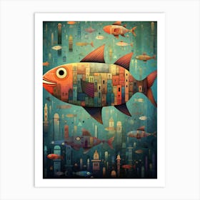 Sardine In The City 1 Art Print