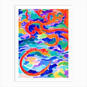 Sea Dragon Matisse Inspired Art Print
