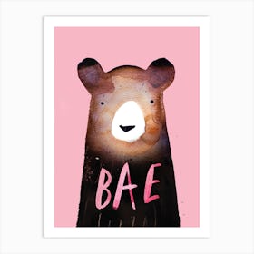 Bae Bear Art Print