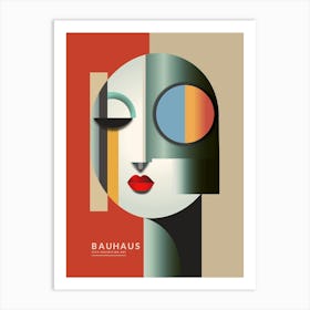 BAUHAUS WOMAN II Art Print