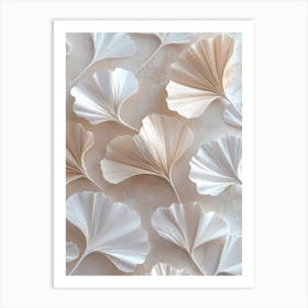 Ginkgo Leaves Art Print