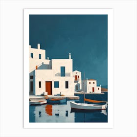 Volos Vision: A Study in Minimalism, Greece Art Print