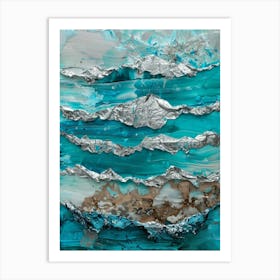 Abstract Seascape 1 Art Print