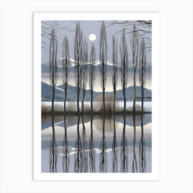 Reflections In The Water Art Print