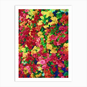 Mixed Flowers Art Print