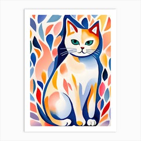 Cat Painting 3 Art Print