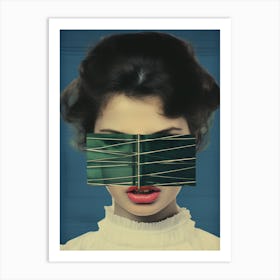 Woman'S Face 1 Art Print