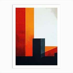 'Sunrise', Abstract Minimalism Art Print