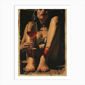 'Blood And Wine' 1 Art Print