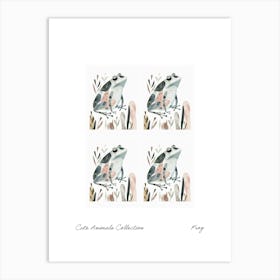 Cute Animals Collection Frog 4 Art Print