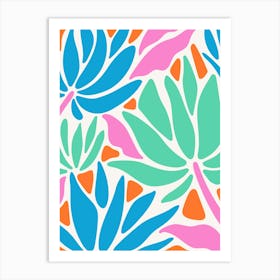 Tropical Leaves 7 Art Print