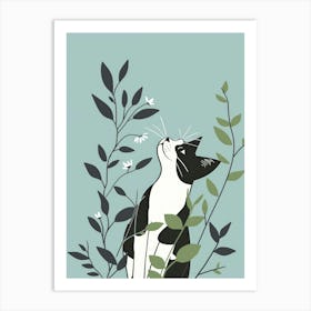 Cat In The Tree Art Print