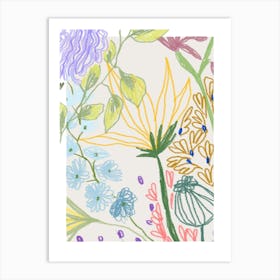 Floral moments no 2 Art Print