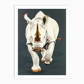 Rhinoceros 8 Art Print