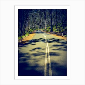 On The Road Western Australia Art Print