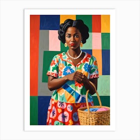 African American Woman Art Print