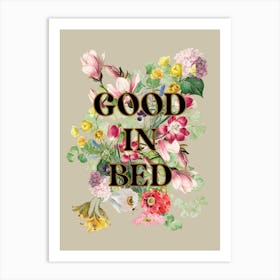 Good In Bed Art Print