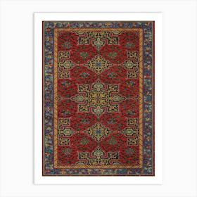 Arabic Art Pattern, Emile Prisses D’Avennes, La Decoration Arabe,Digitally Enhanced Lithograph From Own1 Art Print