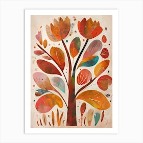 Autumn Tree Canvas Print Art Print