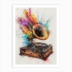 Gramophone 1 Art Print