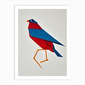 Partridge 2 Origami Bird Art Print