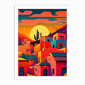 Mexican City Art Print