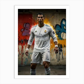 Real Madrid Ronaldo Art Print