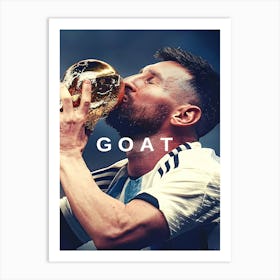 Goat Lionel Messi Art Print