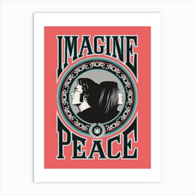 John & Yoko John Lennon Imagine Peace Give Peace a Chance Poster Art Print