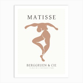 Henri Matisse Neutral Pink Figure Print Art Print