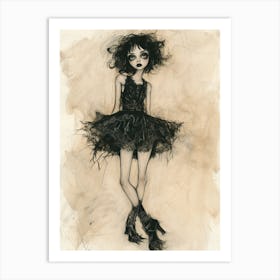 Black, Always Black Art Print