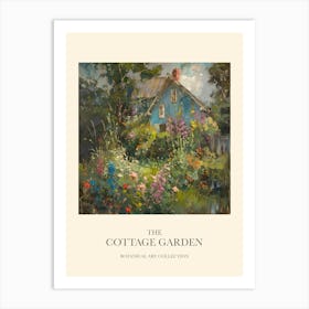 Flower Symphony Cottage Garden Poster 12 Art Print
